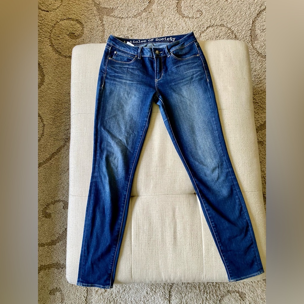 Women’s Articles of Society Heather Skinny Jeans SZ 27